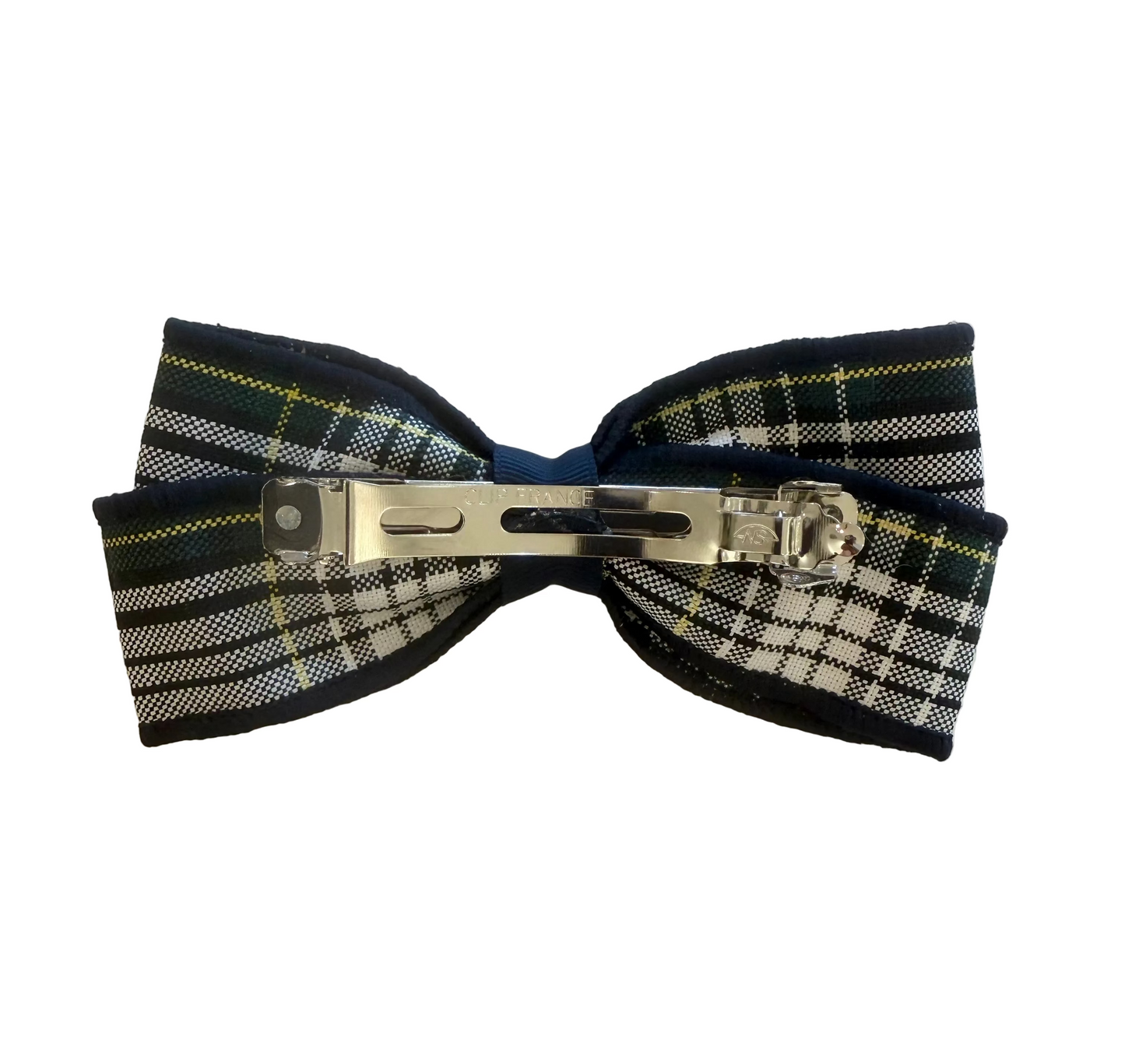 Campbell Plaid Clip Bow