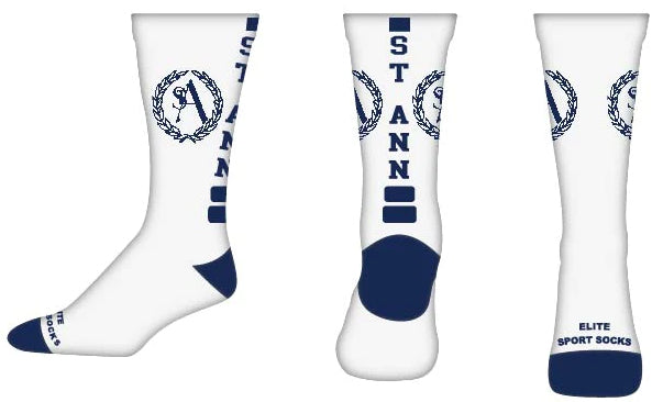 St. Ann Crew Length Uniform Socks