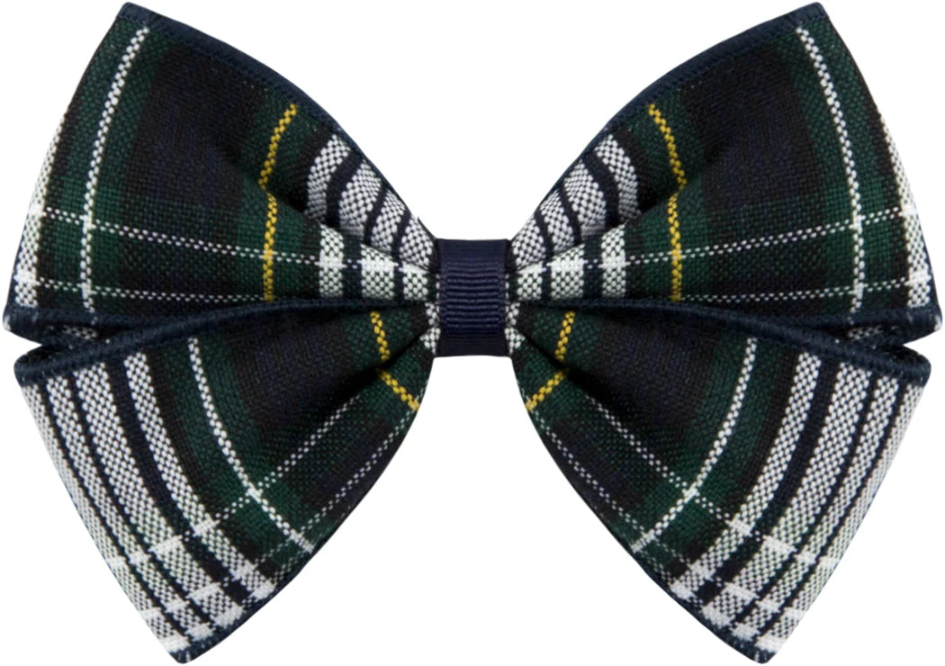 Campbell Plaid Clip Bow