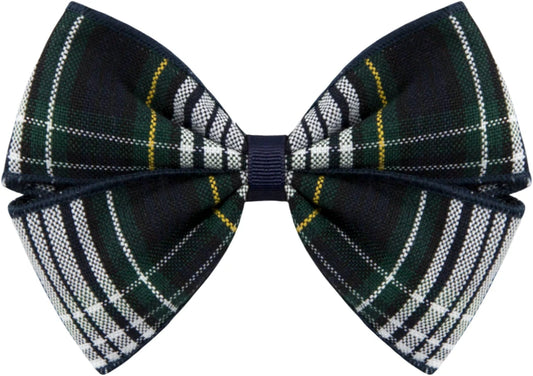 Campbell Plaid Clip Bow