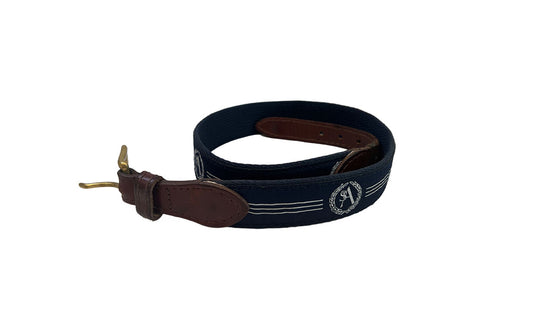 Presale - St. Ann Custom Ribbon Belt with Brown Leather