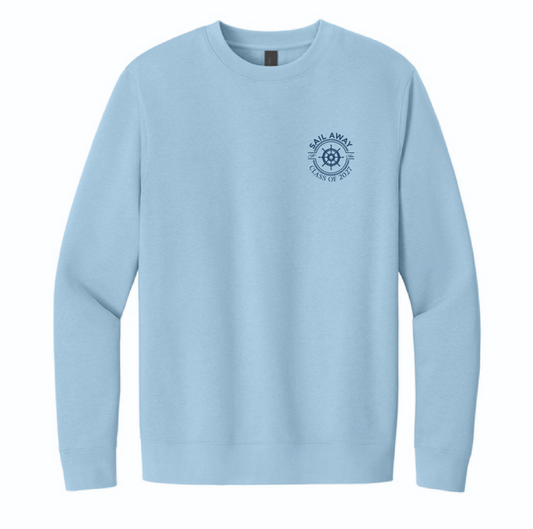 8th Grade Unisex Light Blue Sweatshirt
